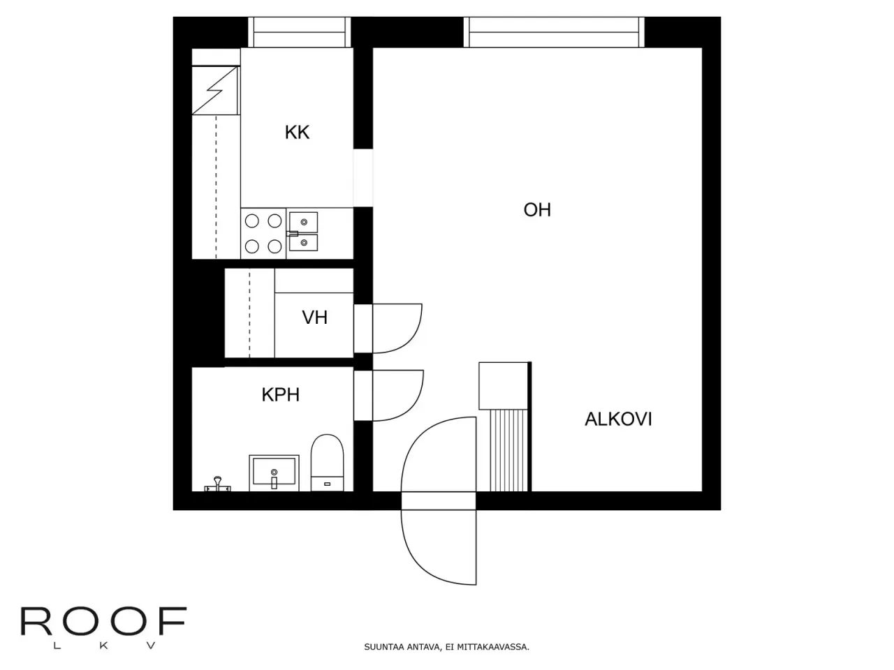 Квартира в Коуволе, Финляндия, 31 м2 фото 2