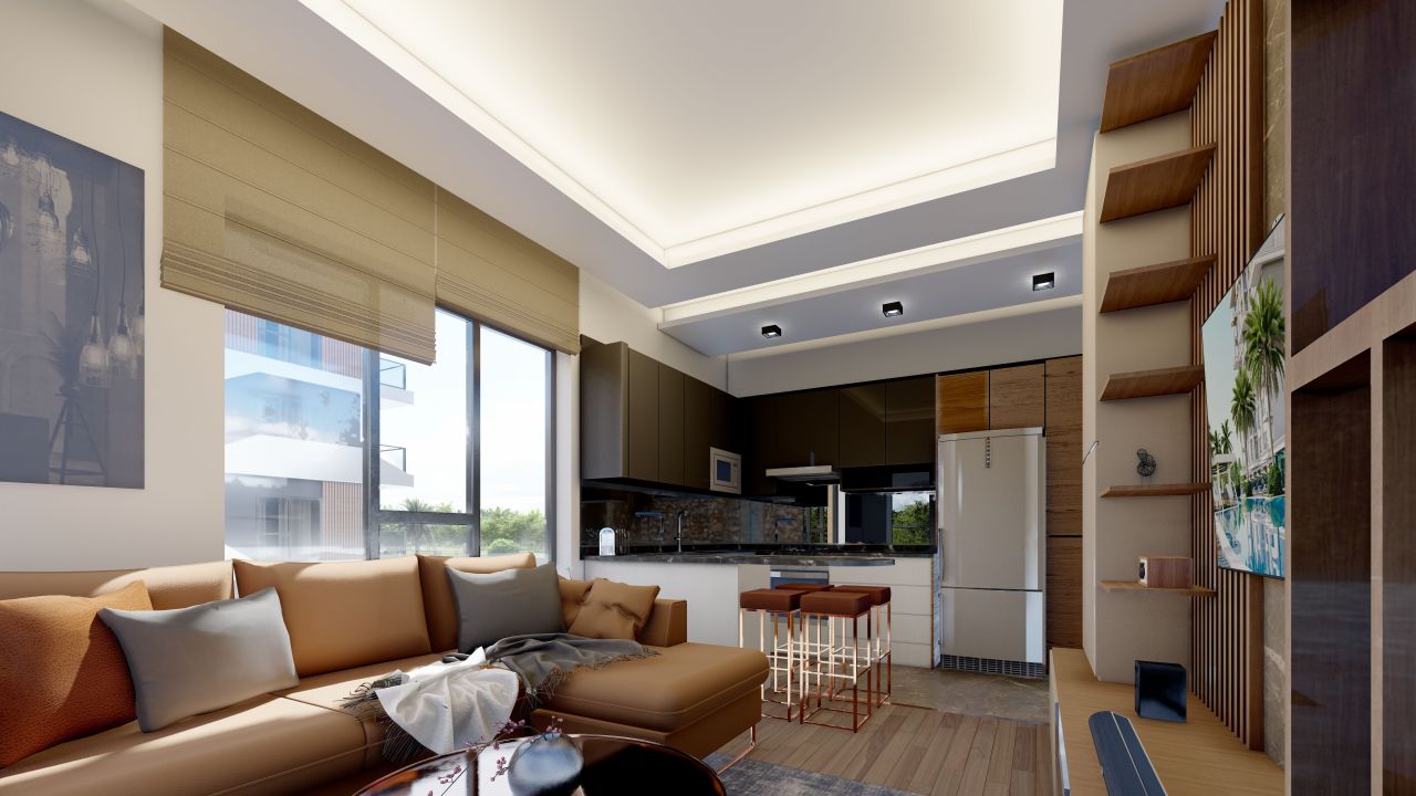 Апартаменты в Алании, Турция, 50 м2 фото 5