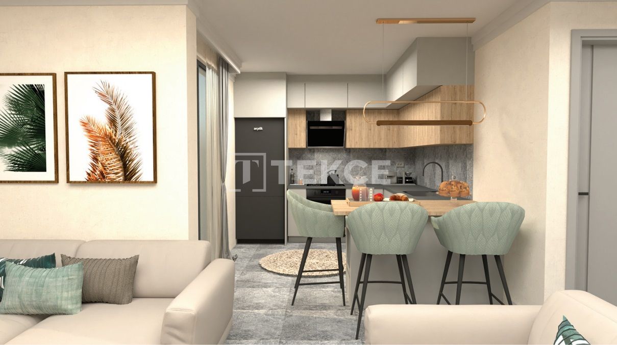 Апартаменты в Бодруме, Турция, 110 м2 фото 2