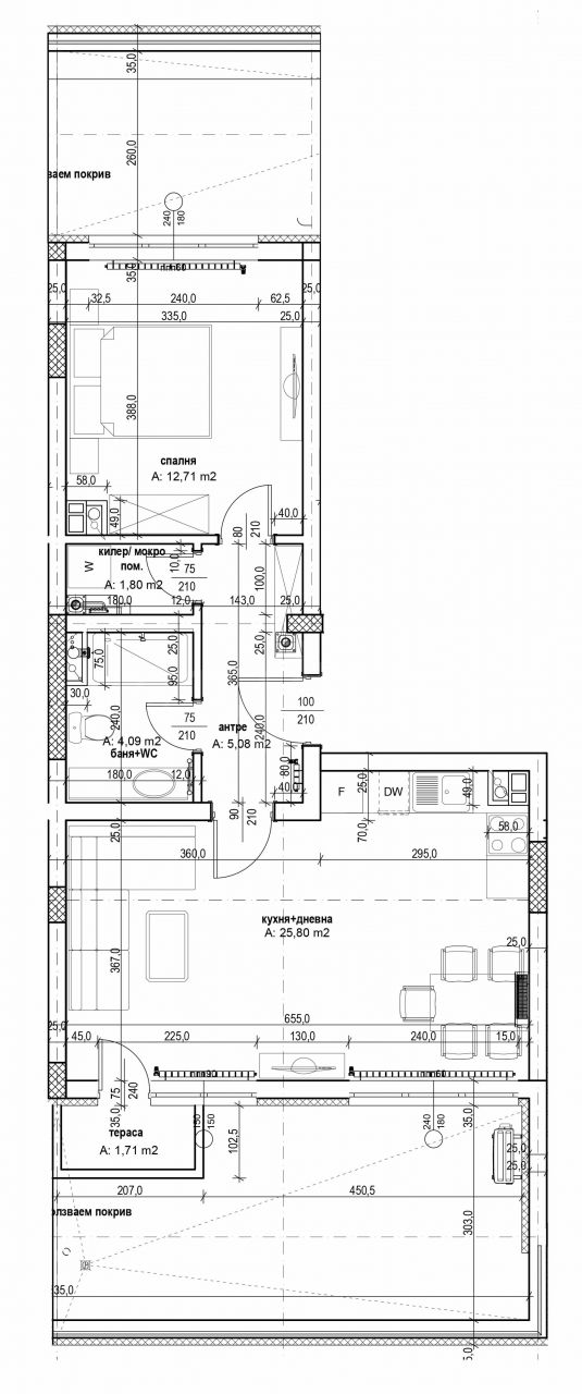 Апартаменты в Софии, Болгария, 74.42 м2 фото 2
