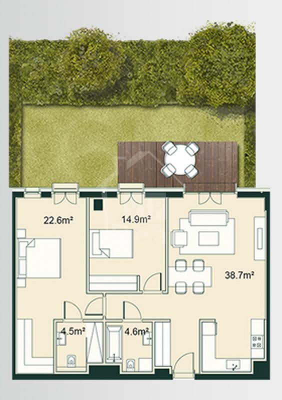 Квартира в Риге, Латвия, 85 м2 фото 5