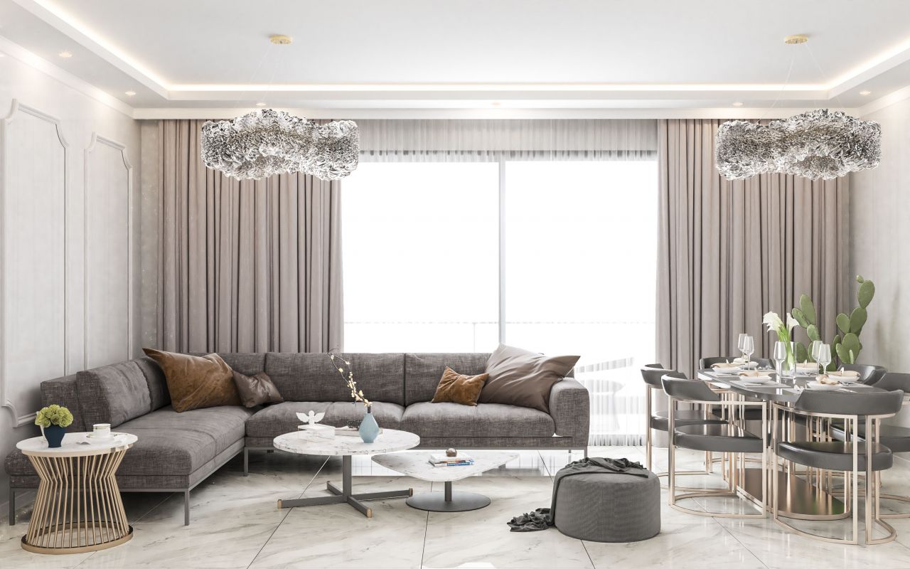 Апартаменты в Алании, Турция, 46 м2 фото 2