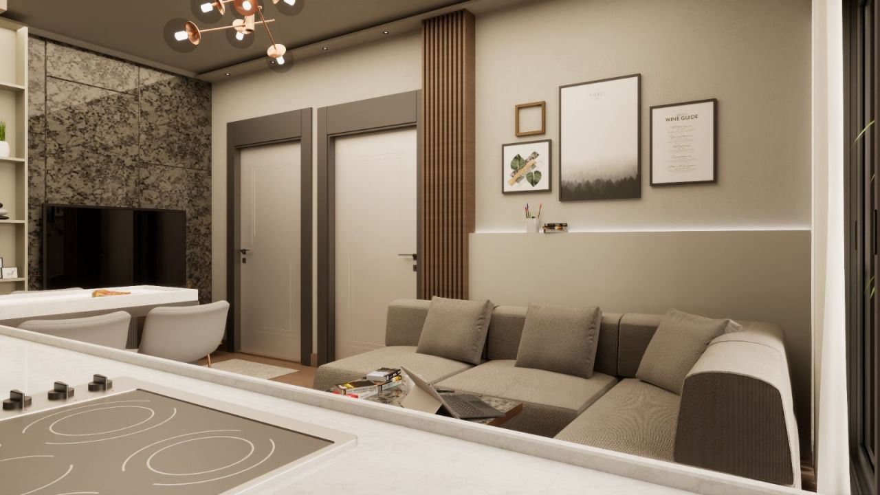 Квартира в Анталии, Турция, 45 м2 фото 4