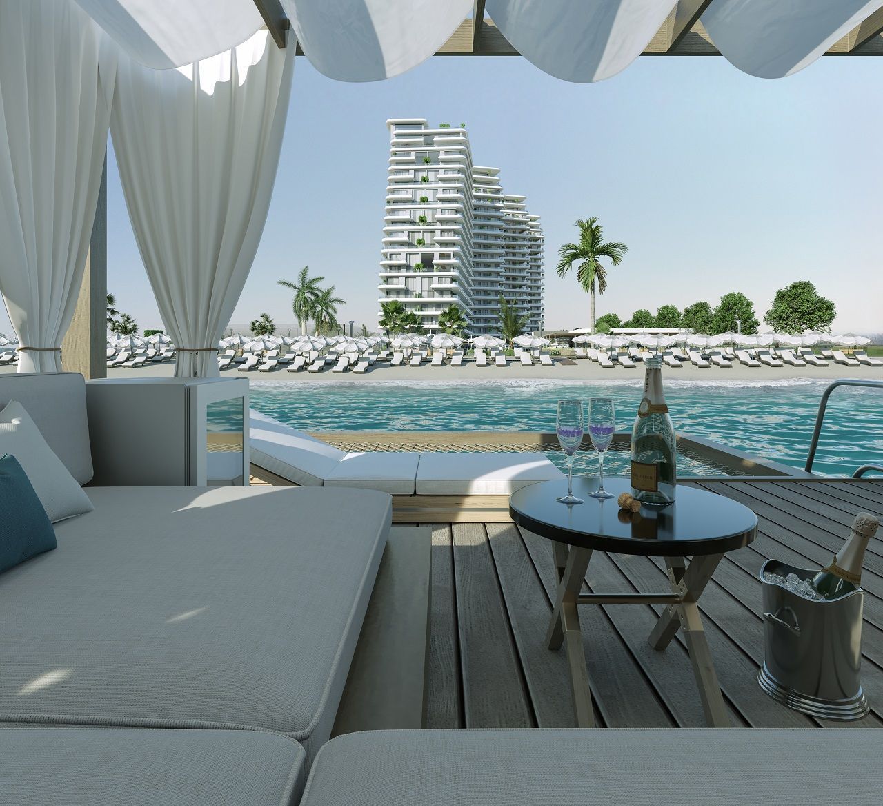 Апартаменты в Гюзельюрте, Кипр, 80 м2 фото 4