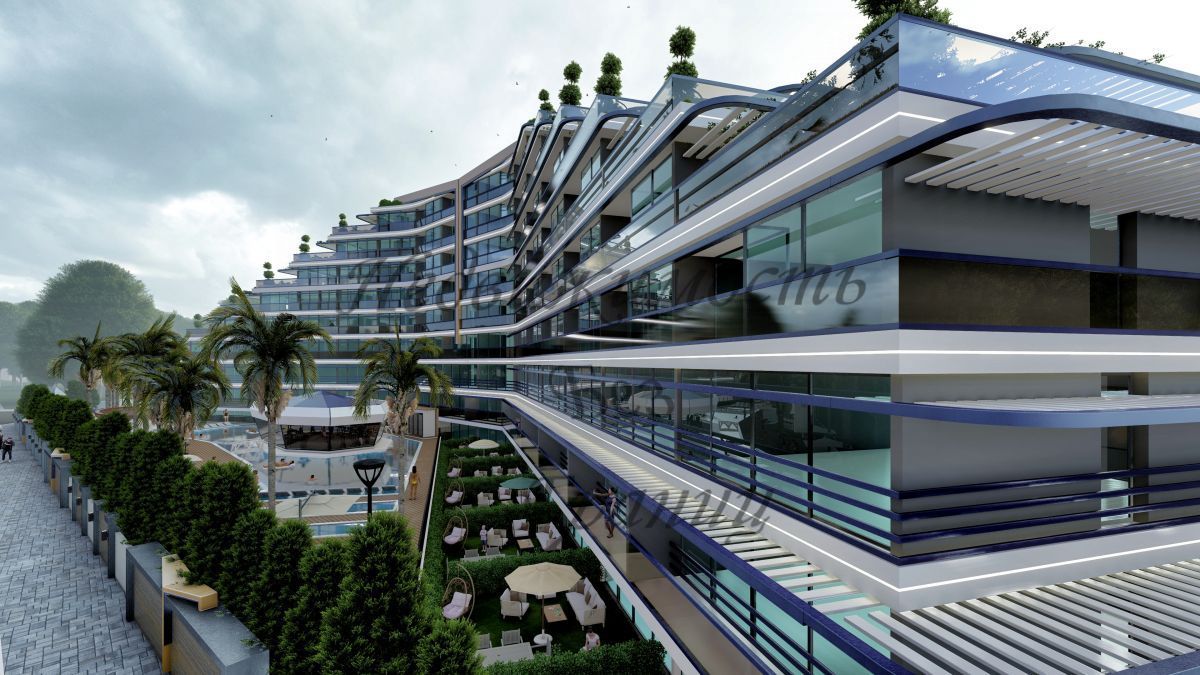 Апартаменты в Анталии, Турция, 42 м2 фото 2