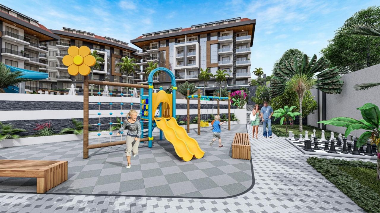 Апартаменты в Алании, Турция, 46 м2 фото 4