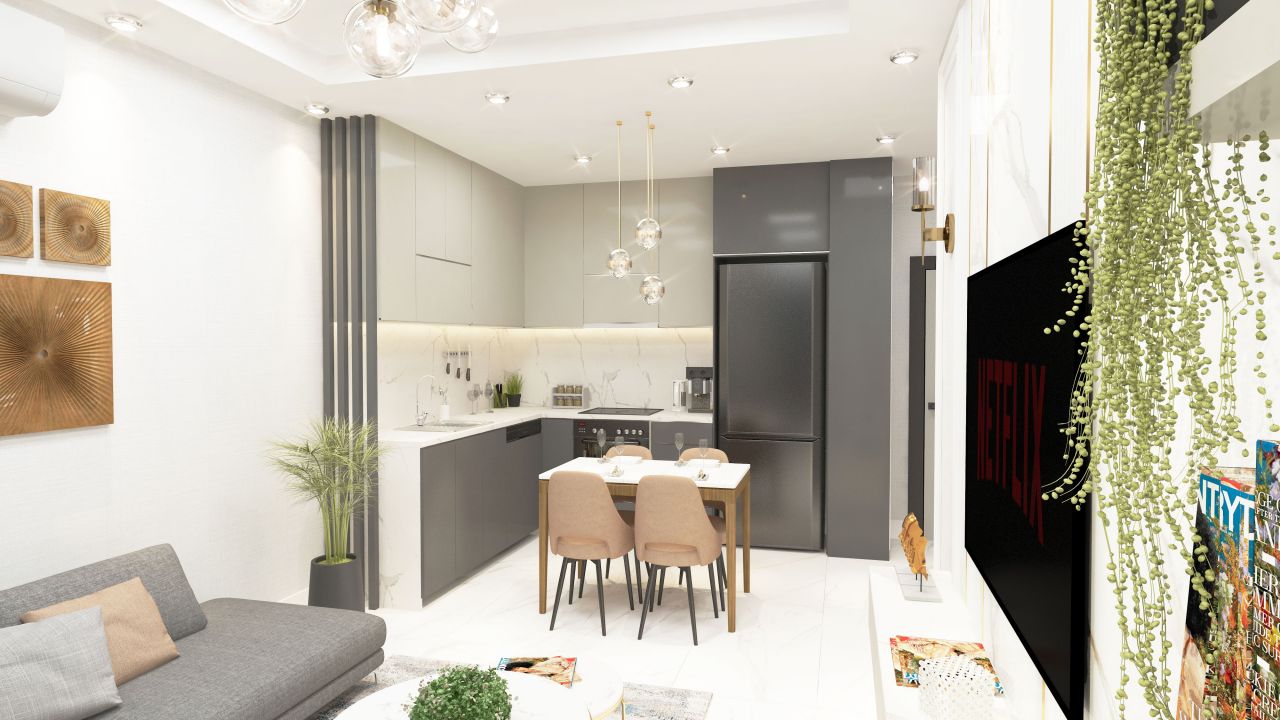 Квартира в Алании, Турция, 50 м2 фото 3