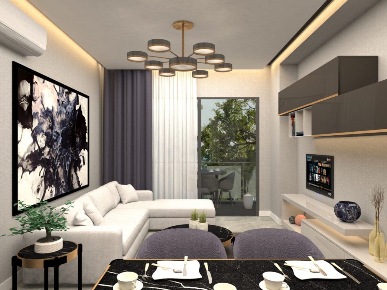 Квартира в Алании, Турция, 54 м2 фото 5