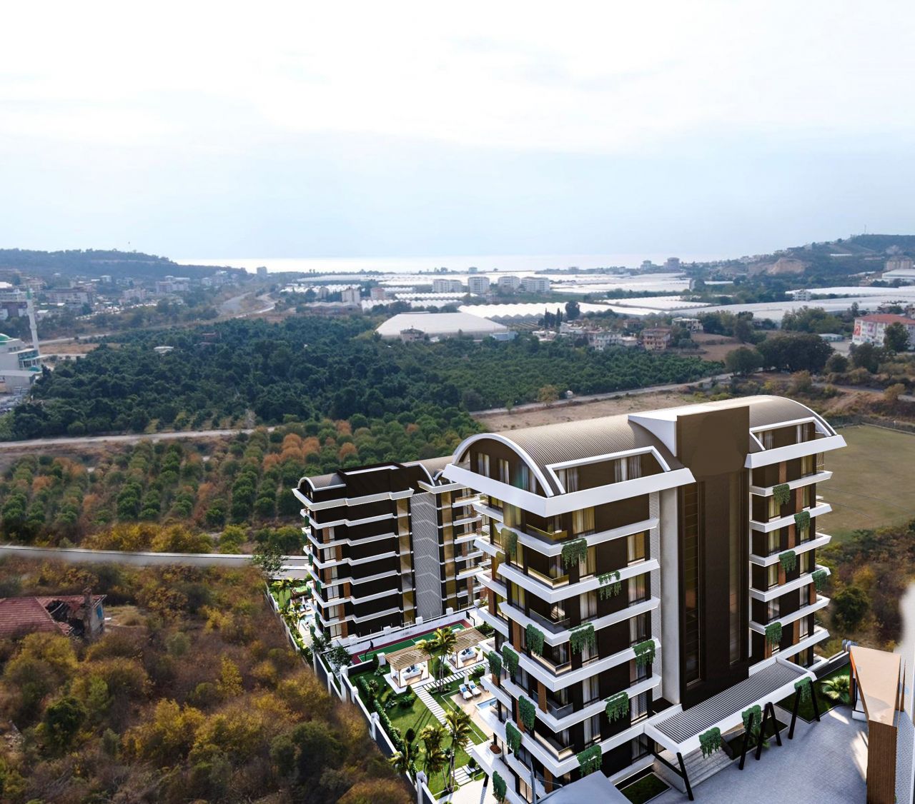 Квартира в Алании, Турция, 40 м2 фото 2