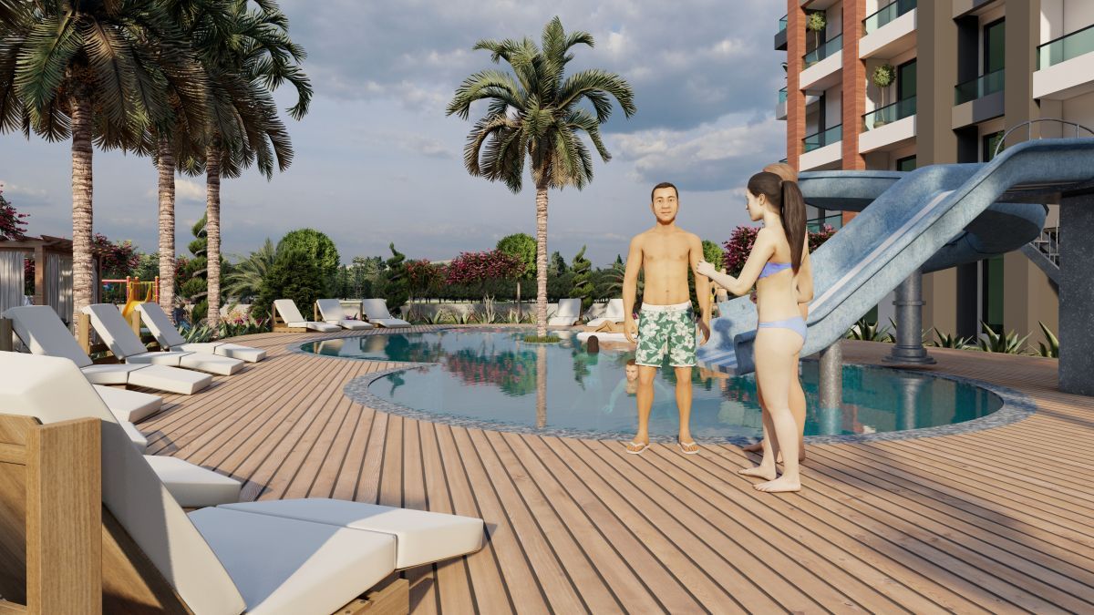 Квартира Tece Mah., Турция, 47 м2 фото 5