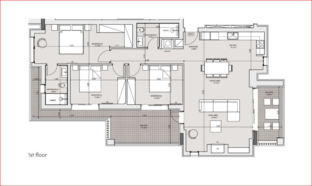 Квартира в Афинах, Греция, 128 м2 фото 3