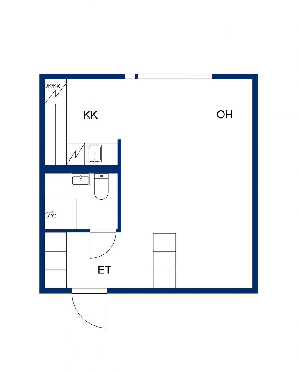 Квартира в Рованиеми, Финляндия, 31.5 м2 фото 2