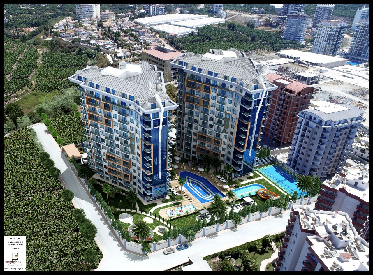 Квартира в Алании, Турция, 58 м2 фото 2