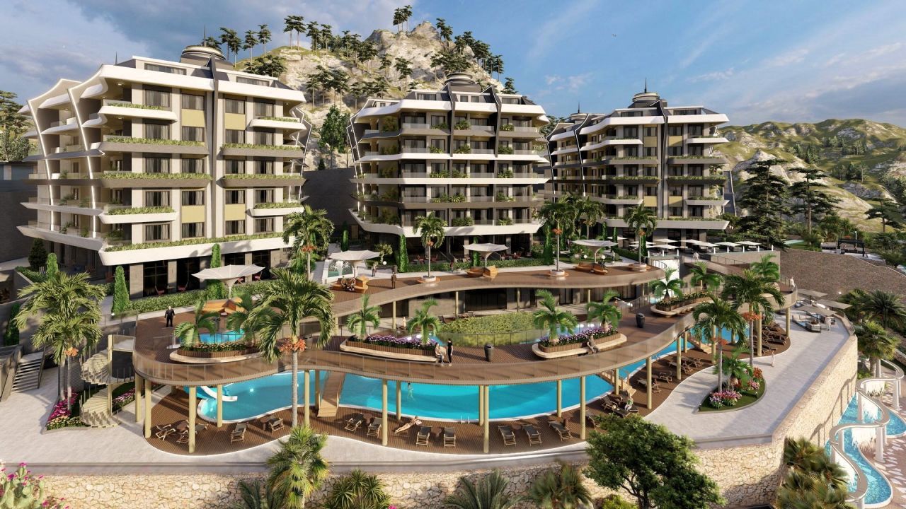 Апартаменты в Алании, Турция, 46 м2 фото 2