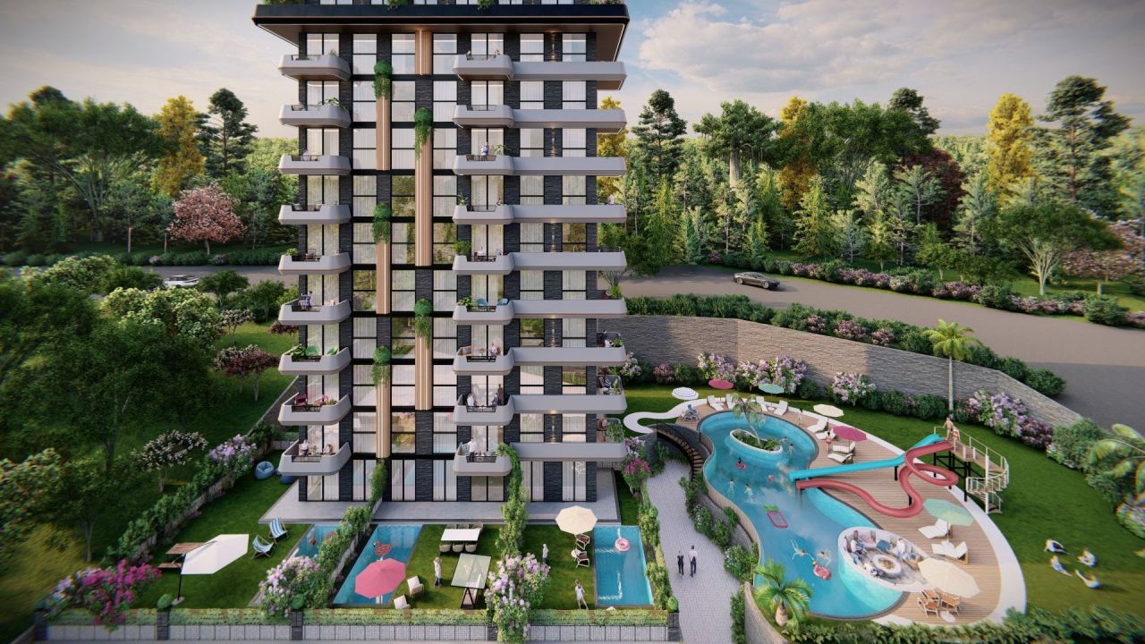 Апартаменты в Алании, Турция, 52 м2 фото 2