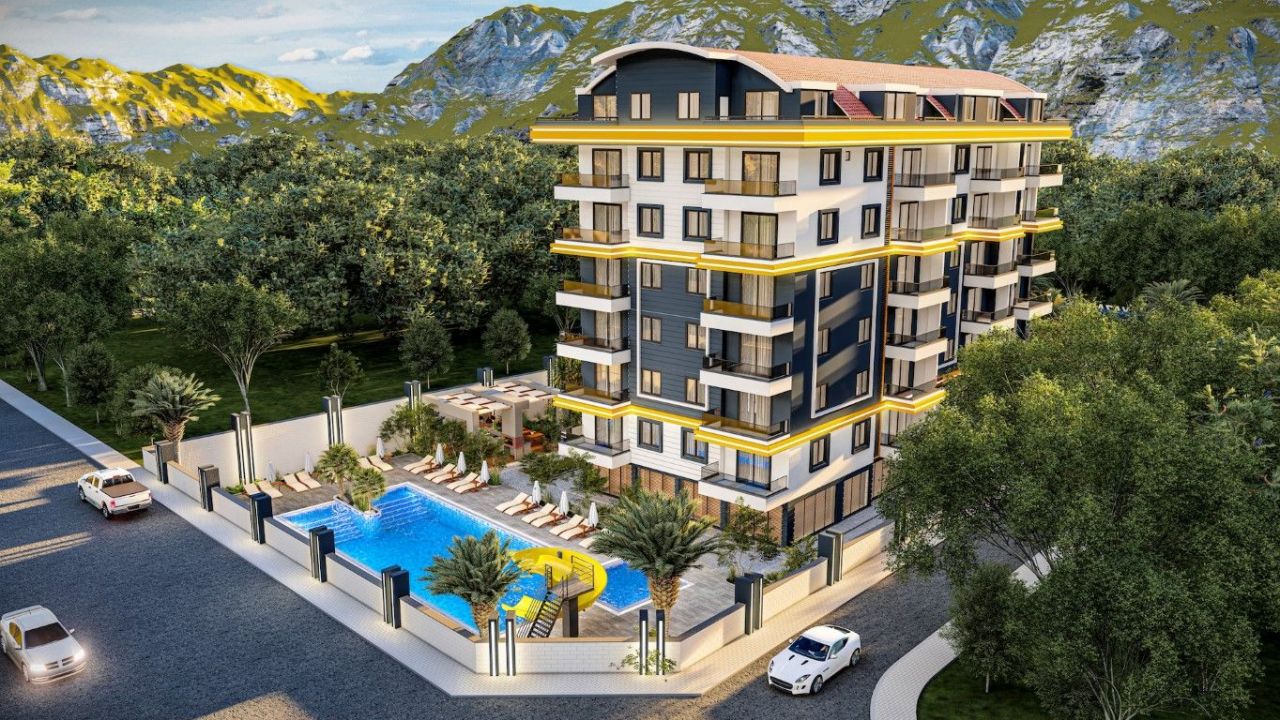 Квартира в Газипаше, Турция, 50 м2 фото 2