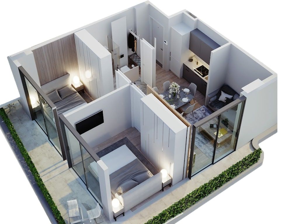 Квартира в Батуми, Грузия, 58.9 м2 фото 5