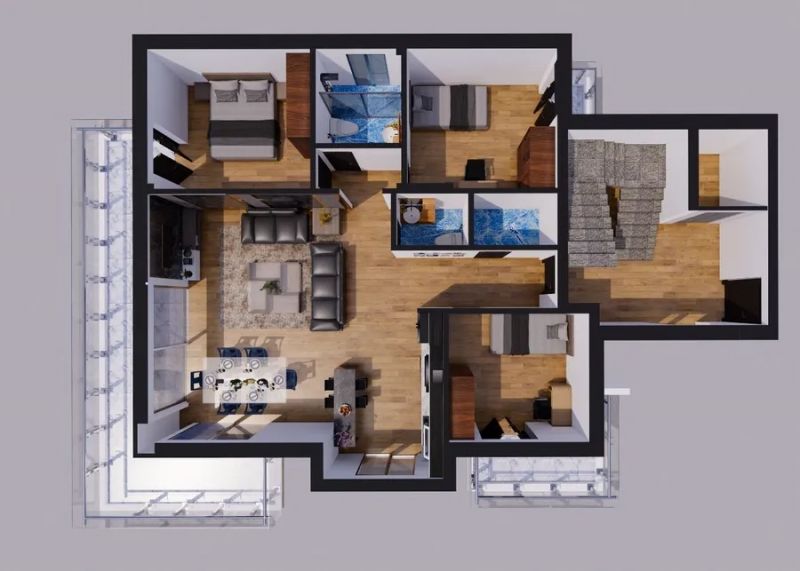 Апартаменты в Салониках, Греция, 136 м2 фото 4