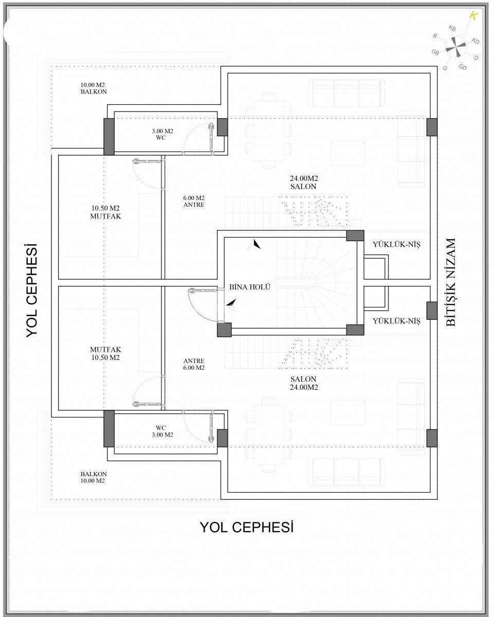 Апартаменты в Анталии, Турция, 50 м2 фото 3