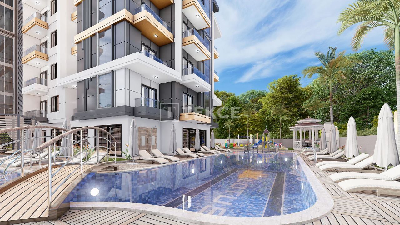 Апартаменты в Алании, Турция, 55 м2 фото 2