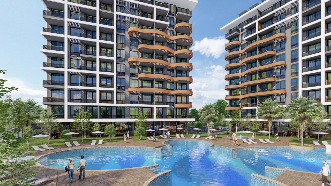 Апартаменты в Алании, Турция, 60 м2 фото 2