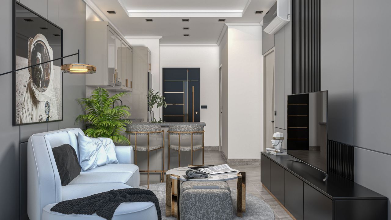 Апартаменты в Алании, Турция, 52 м2 фото 4