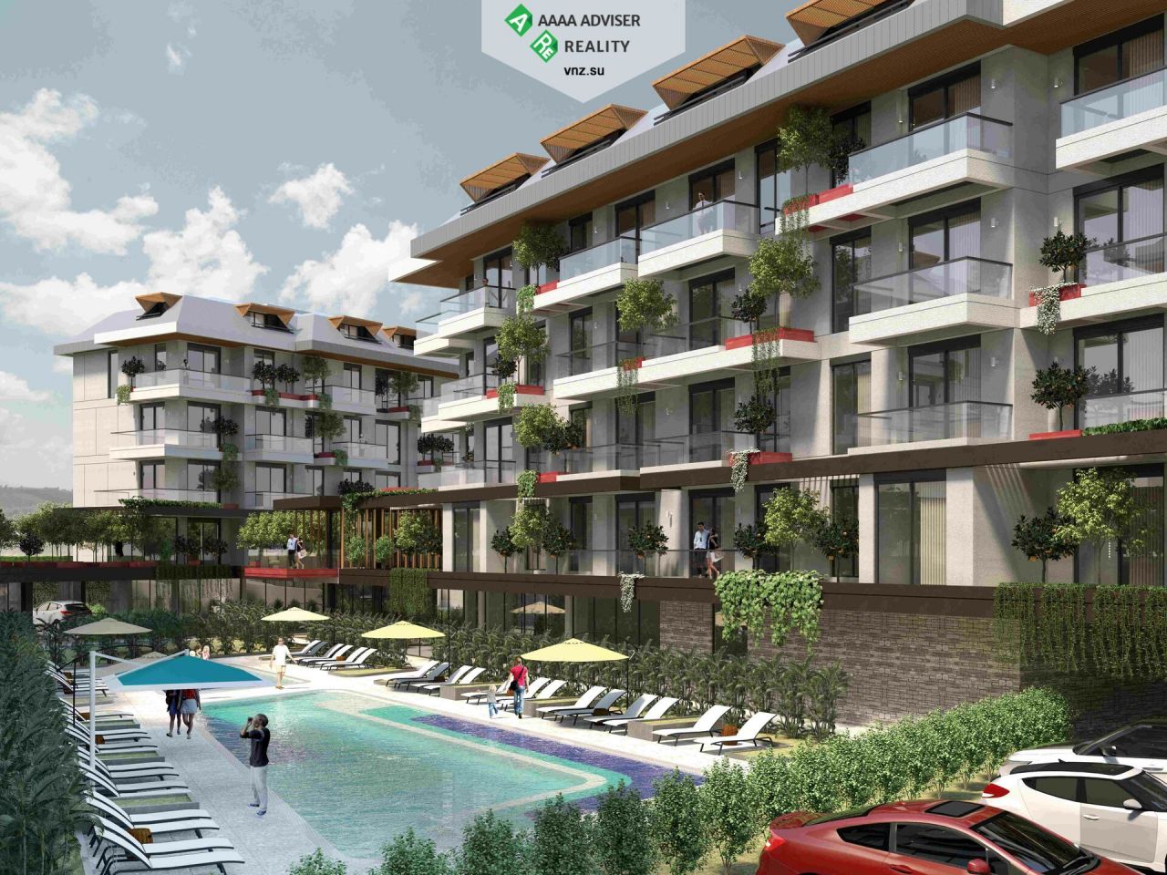 Квартира в Алании, Турция, 50 м2 фото 5