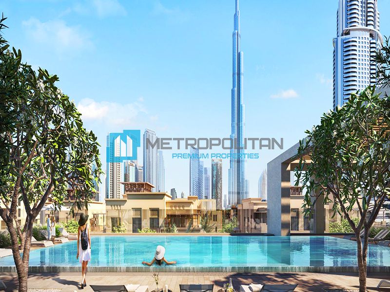 Апартаменты Downtown Dubai, ОАЭ, 93 м2 фото 2