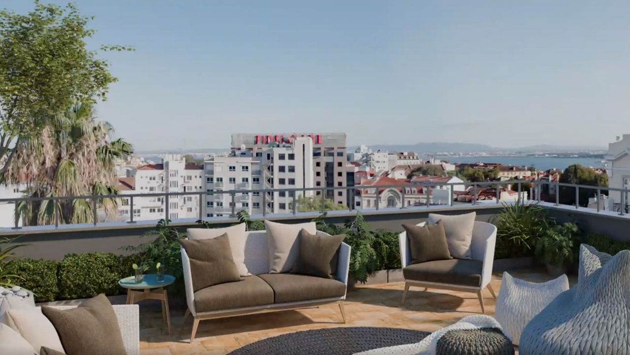 Апартаменты в Лиссабоне, Португалия, 84 м2 фото 3