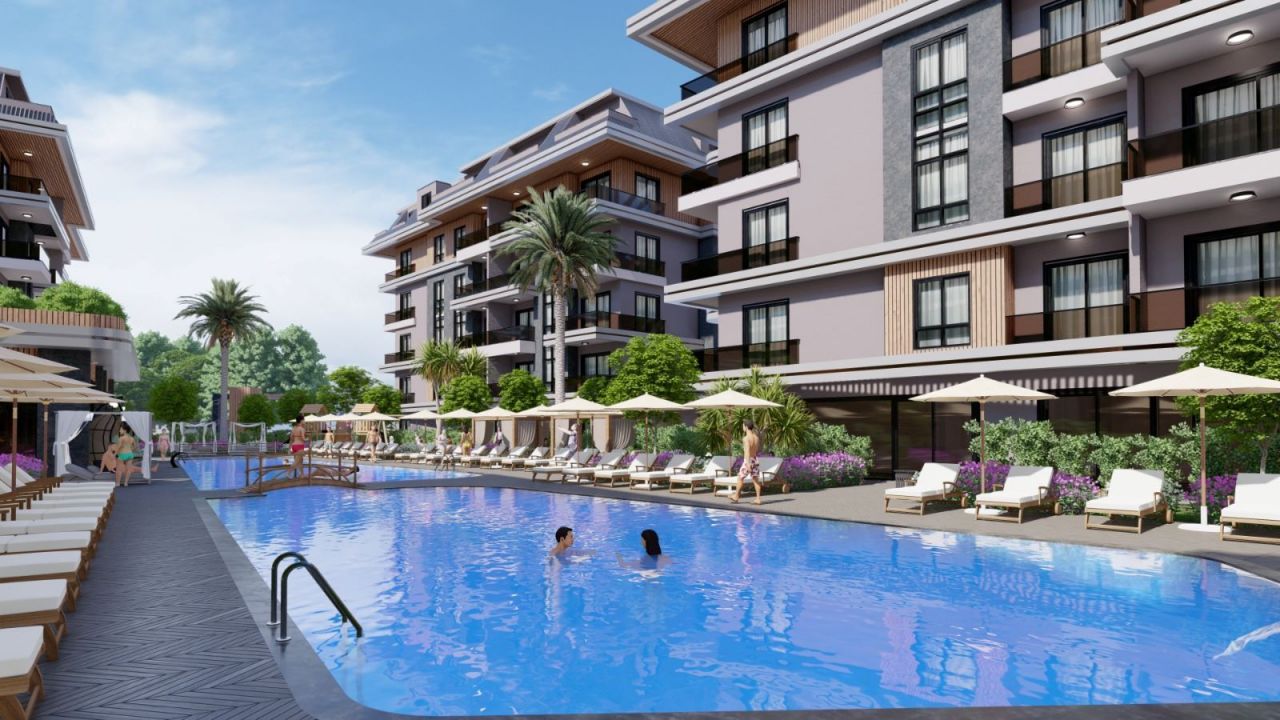 Апартаменты в Алании, Турция, 53 м2 фото 2