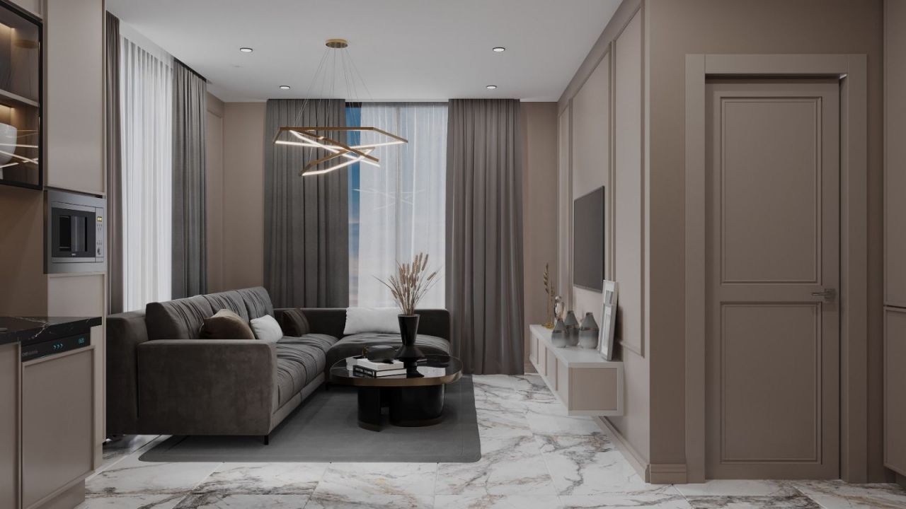 Апартаменты в Алании, Турция, 57 м2 фото 2