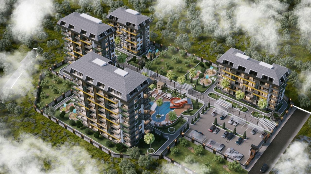 Квартира в Авсалларе, Турция, 54 м2 фото 2