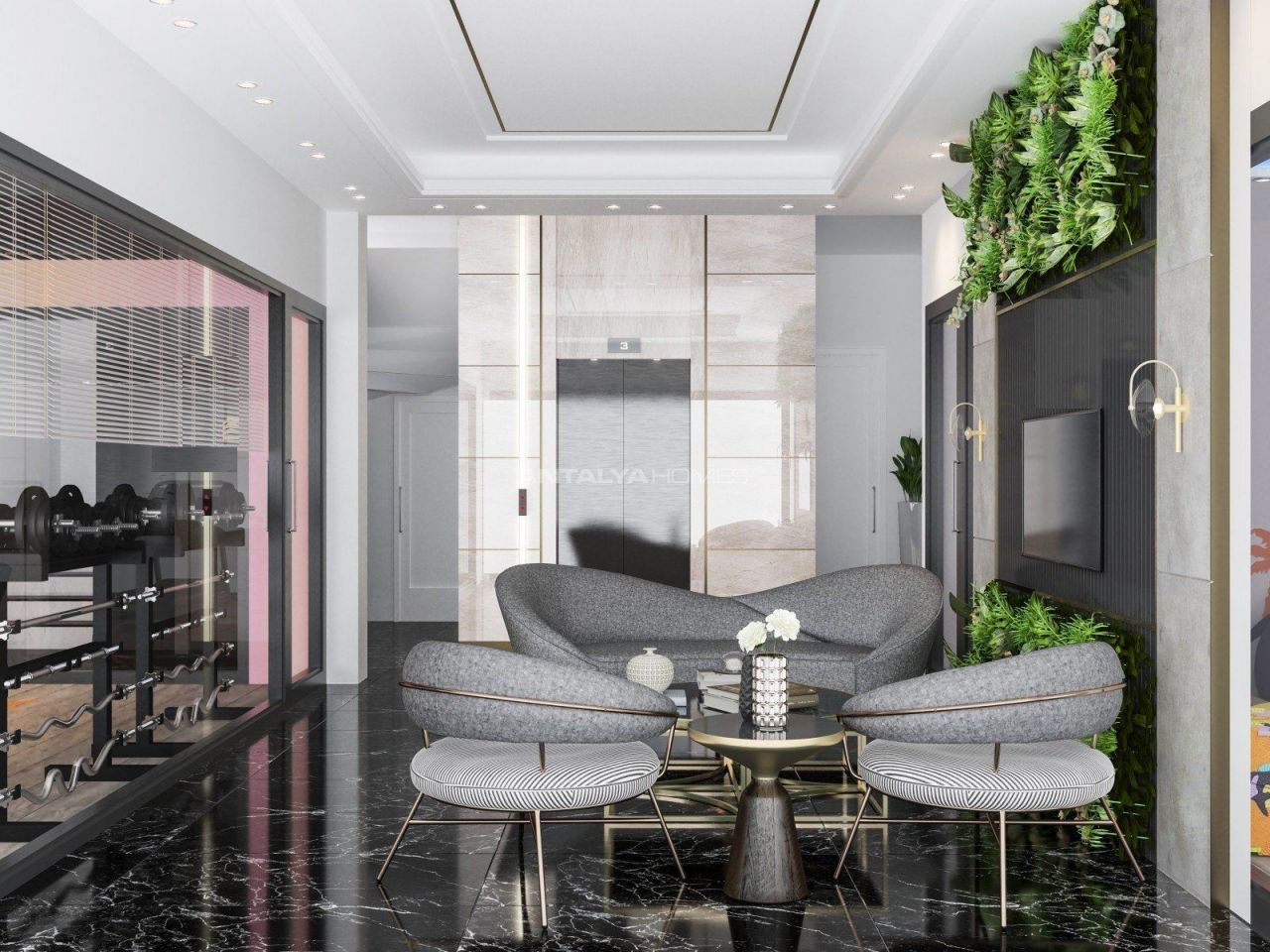 Апартаменты в Алании, Турция, 42 м2 фото 3