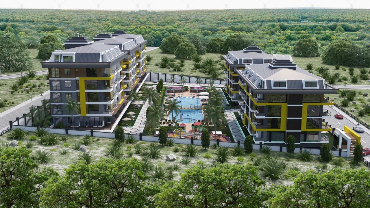 Квартира в Алании, Турция, 51 м2 фото 2