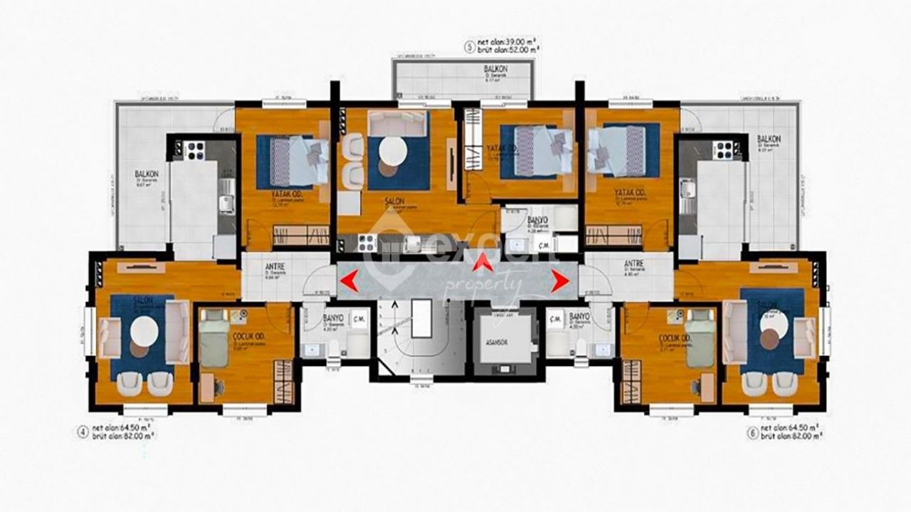 Квартира в Финике, Турция, 50 м2 фото 3