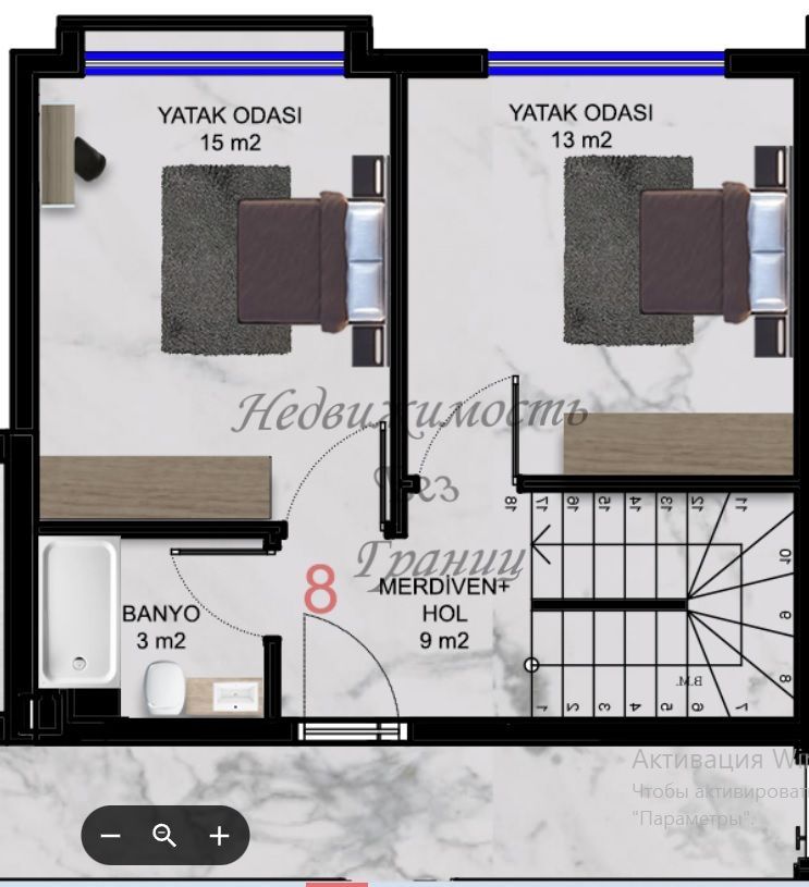 Апартаменты в Алании, Турция, 157 м2 фото 4
