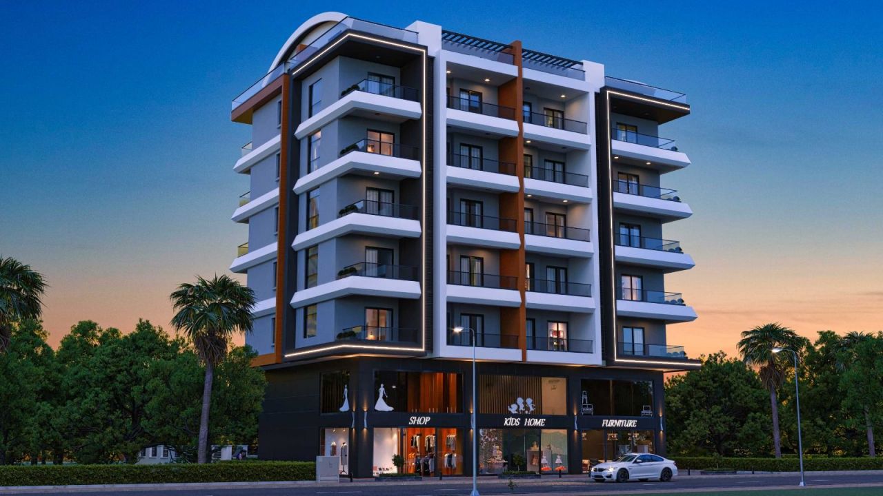 Квартира в Алании, Турция, 55 м2 фото 2