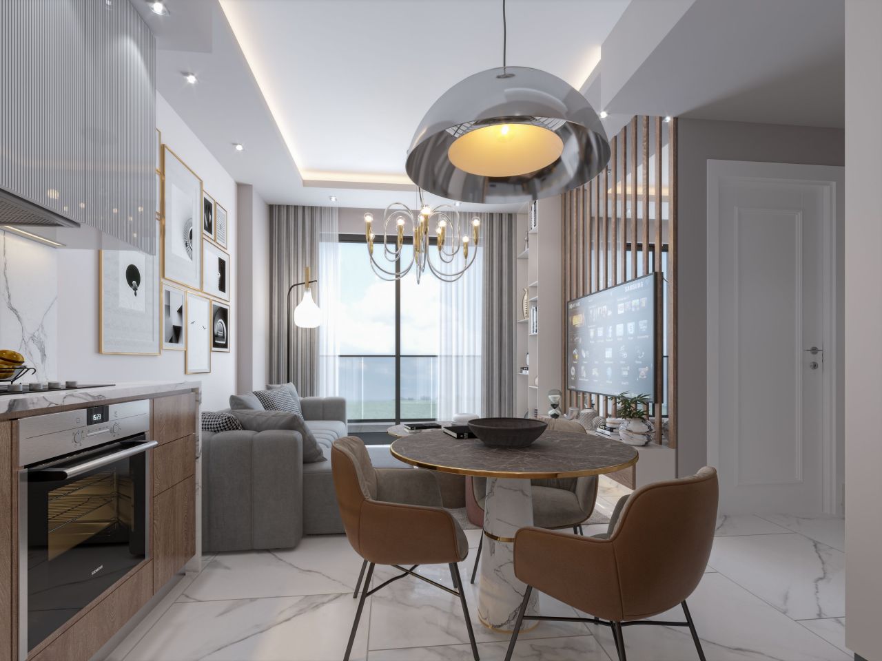 Апартаменты в Анталии, Турция, 48 м2 фото 4