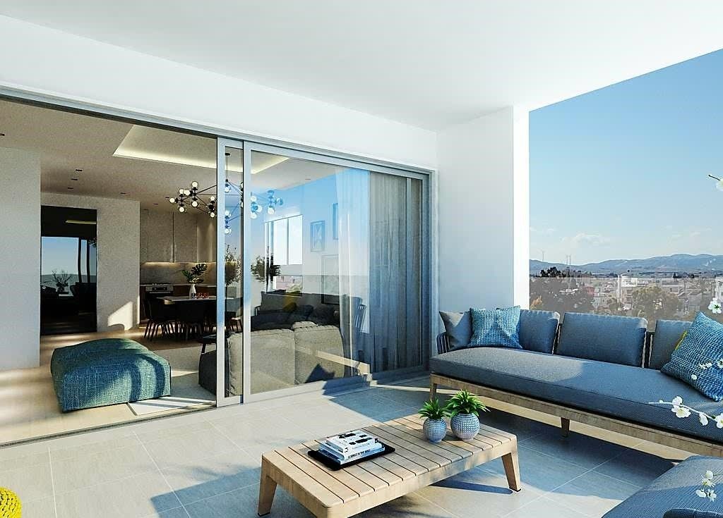 Апартаменты в Ларнаке, Кипр, 100 м2 фото 2