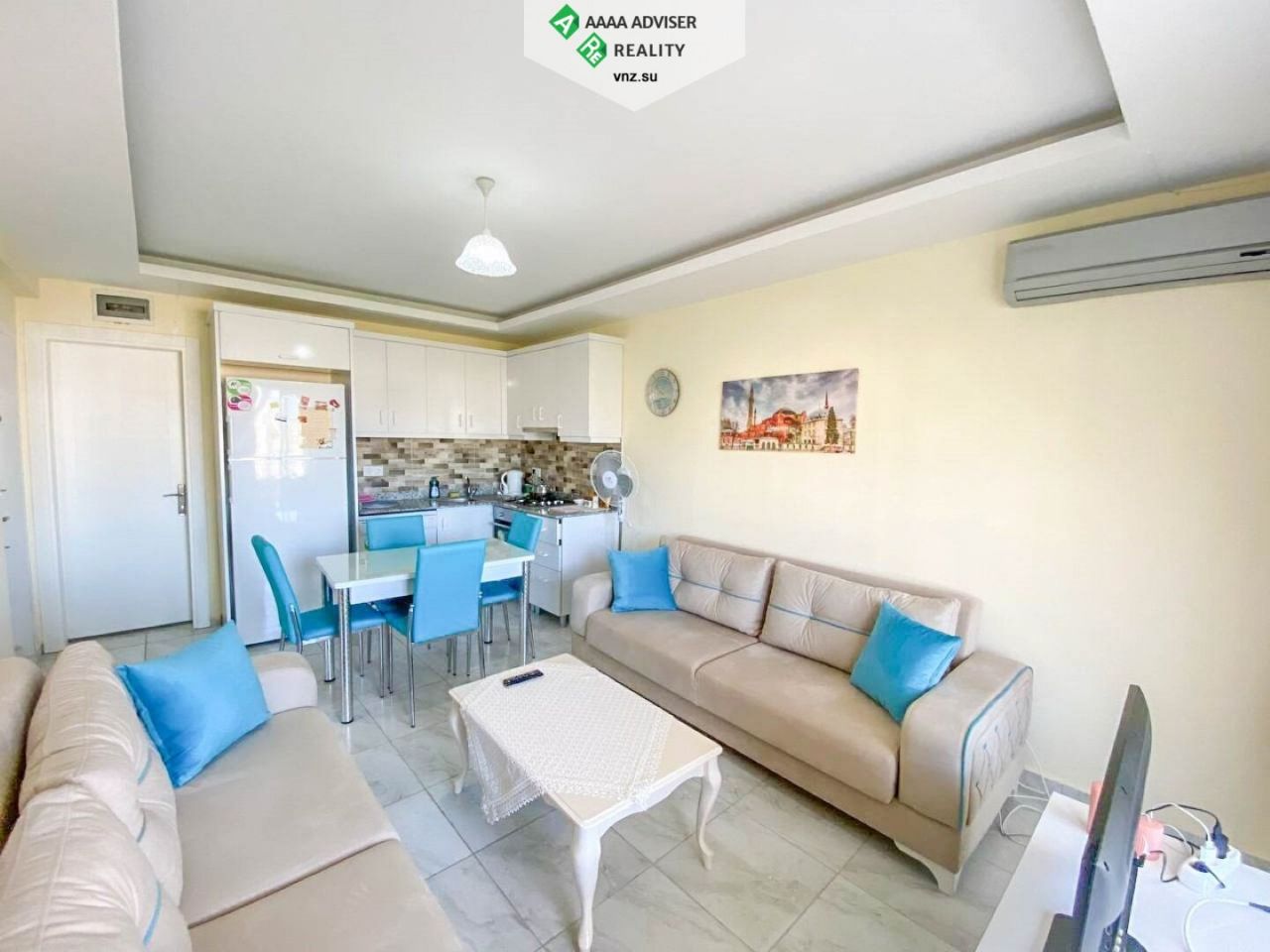 Квартира в Алании, Турция, 60 м2 фото 2