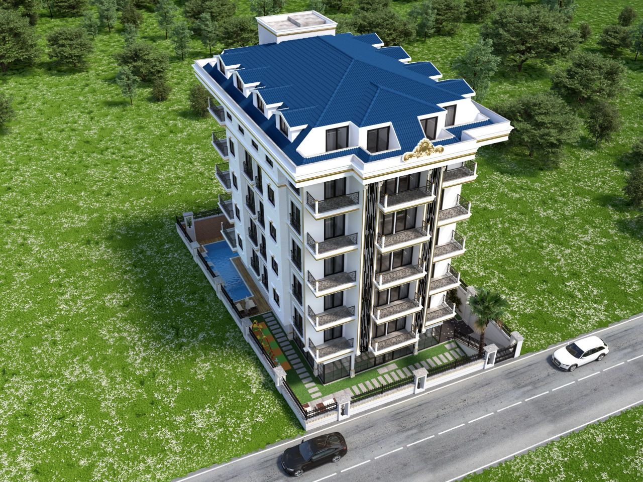 Квартира в Алании, Турция, 55 м2 фото 2