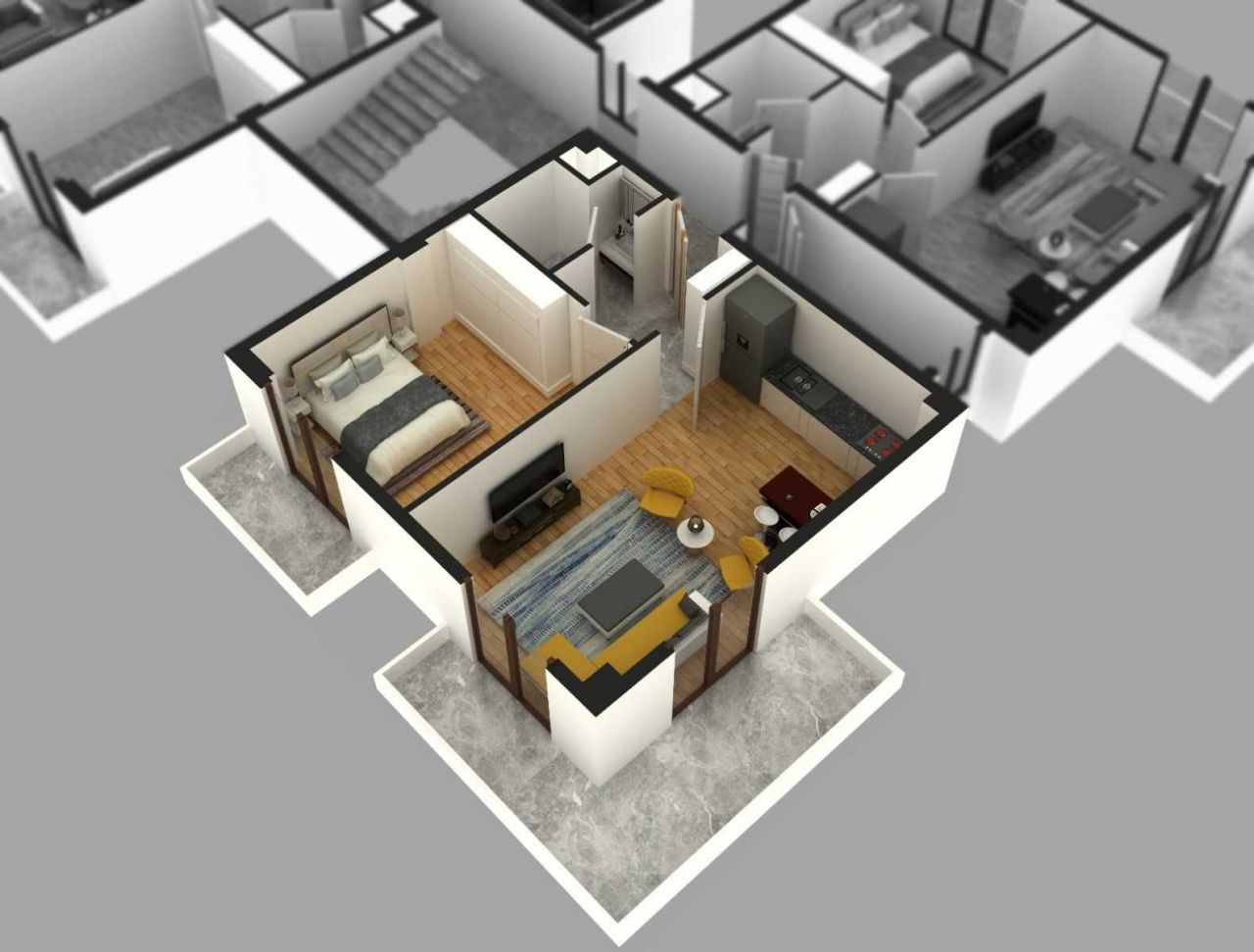 Квартира в Белеке, Турция, 60 м2 фото 4