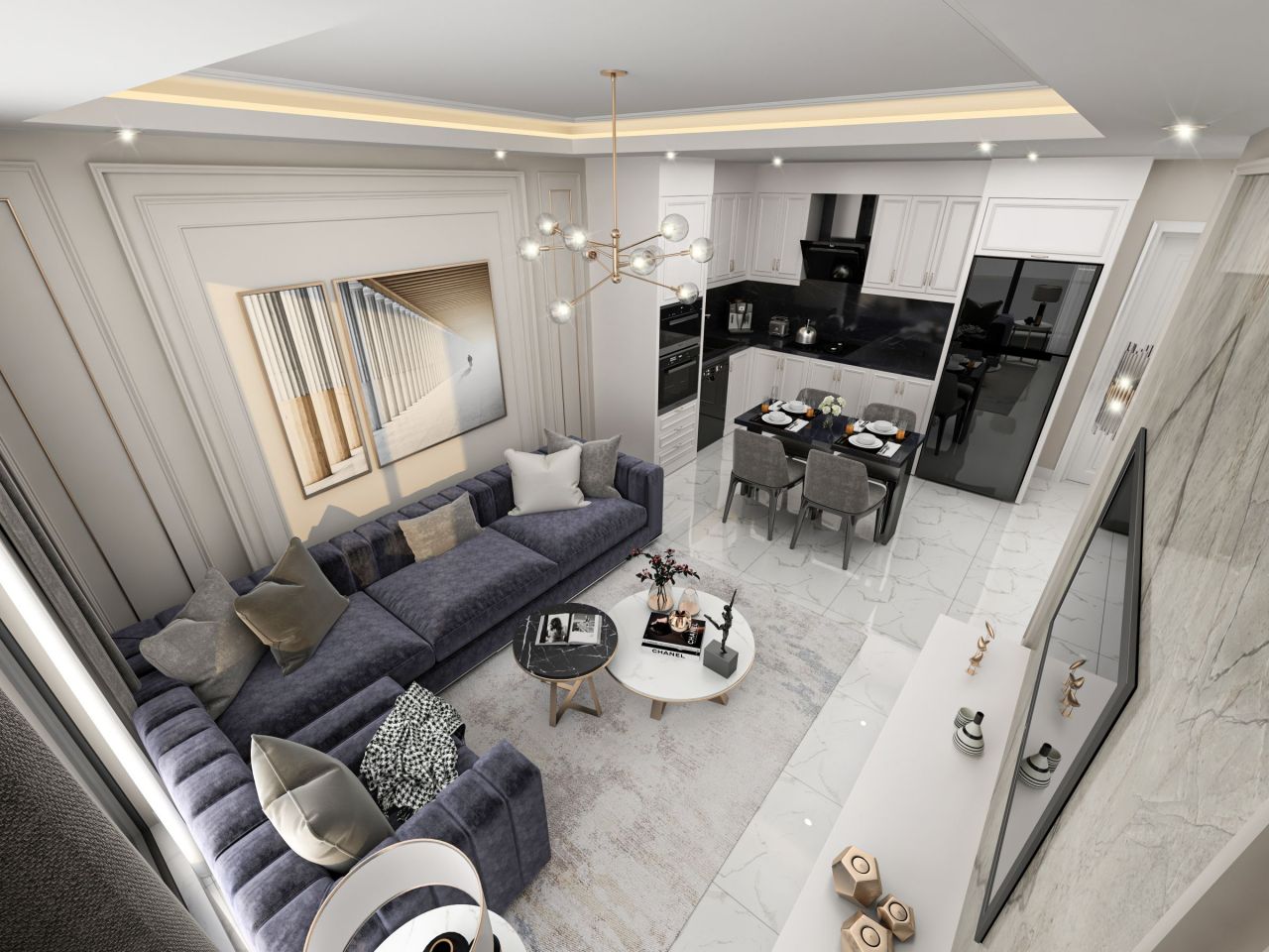 Квартира в Алании, Турция, 80 м2 фото 2