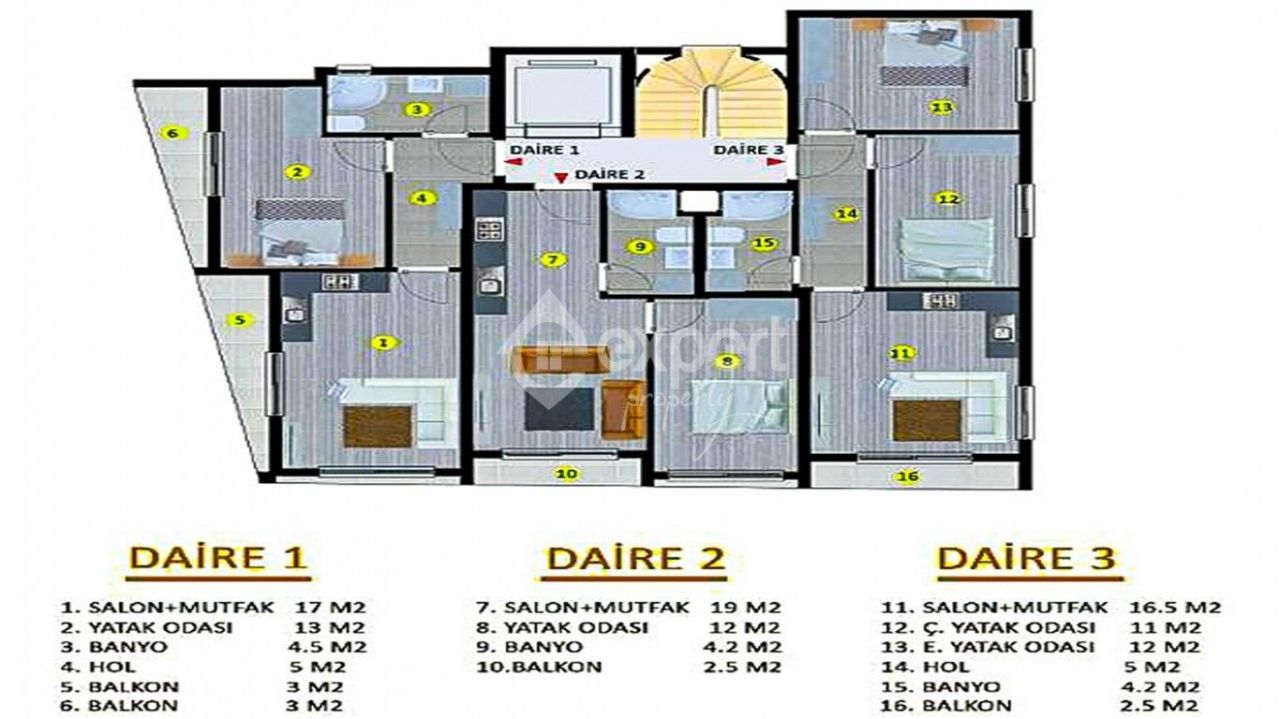 Квартира в Финике, Турция, 55 м2 фото 3