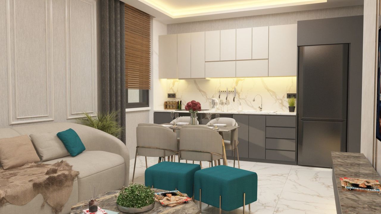 Апартаменты в Кестеле, Турция, 45 м2 фото 4