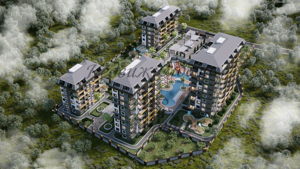 Апартаменты в Алании, Турция, 53 м2 фото 3