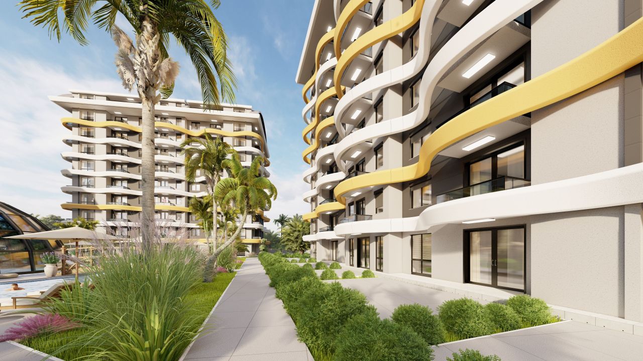 Апартаменты в Алании, Турция, 50 м2 фото 2