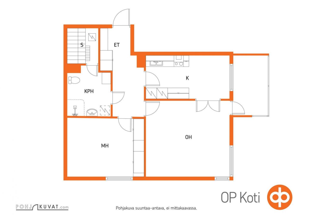 Квартира в Кеуру, Финляндия, 63 м2 фото 2