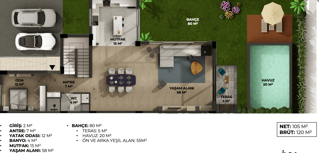 Вилла в Анталии, Турция, 210 м2 фото 3