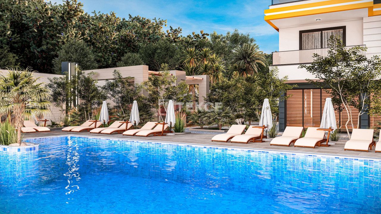 Апартаменты в Газипаше, Турция, 55 м2 фото 3